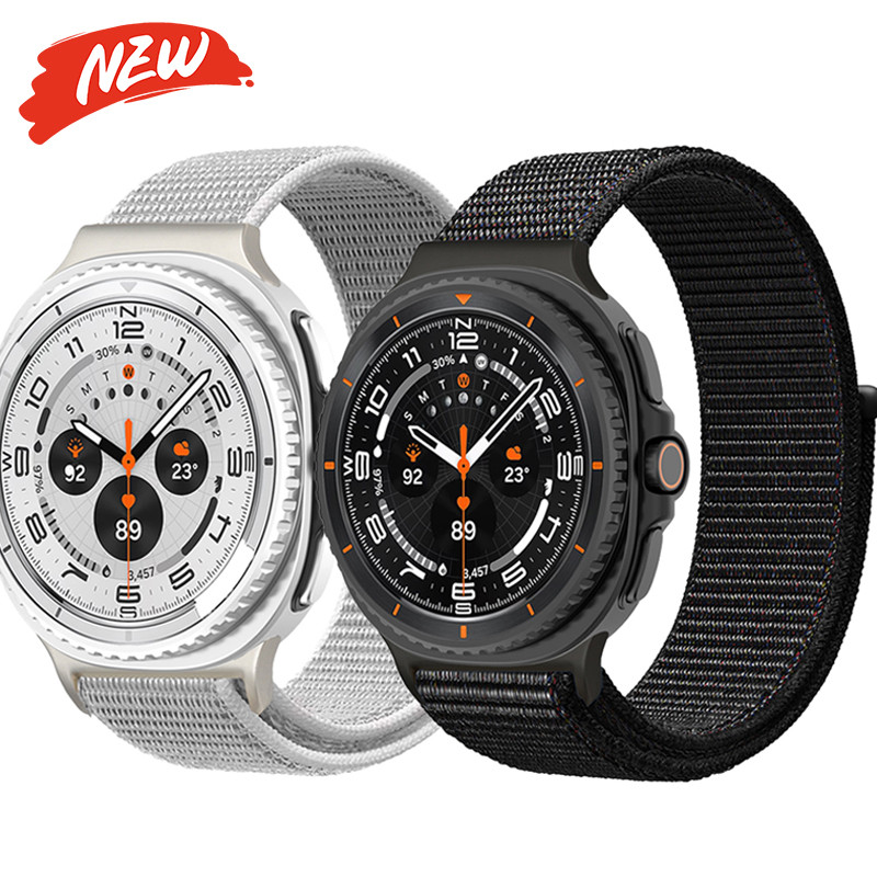 สายรัดไนลอนแบบสปอร์ตสําหรับ Samsung Galaxy Watch 8 นาฬิกาคลาสสิกอุปกรณ์เสริมสร้อยข้อมือ correa สําหรับ Galaxy Watch 8 40 มม. 44 มม.