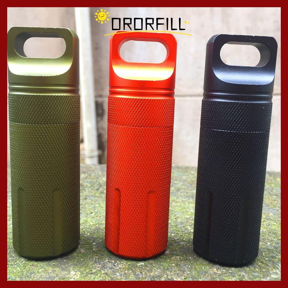 OROFILL EDC Kit Storage ผู้ถือแคปซูลกลางแจ้งขวดซีลแคปซูล