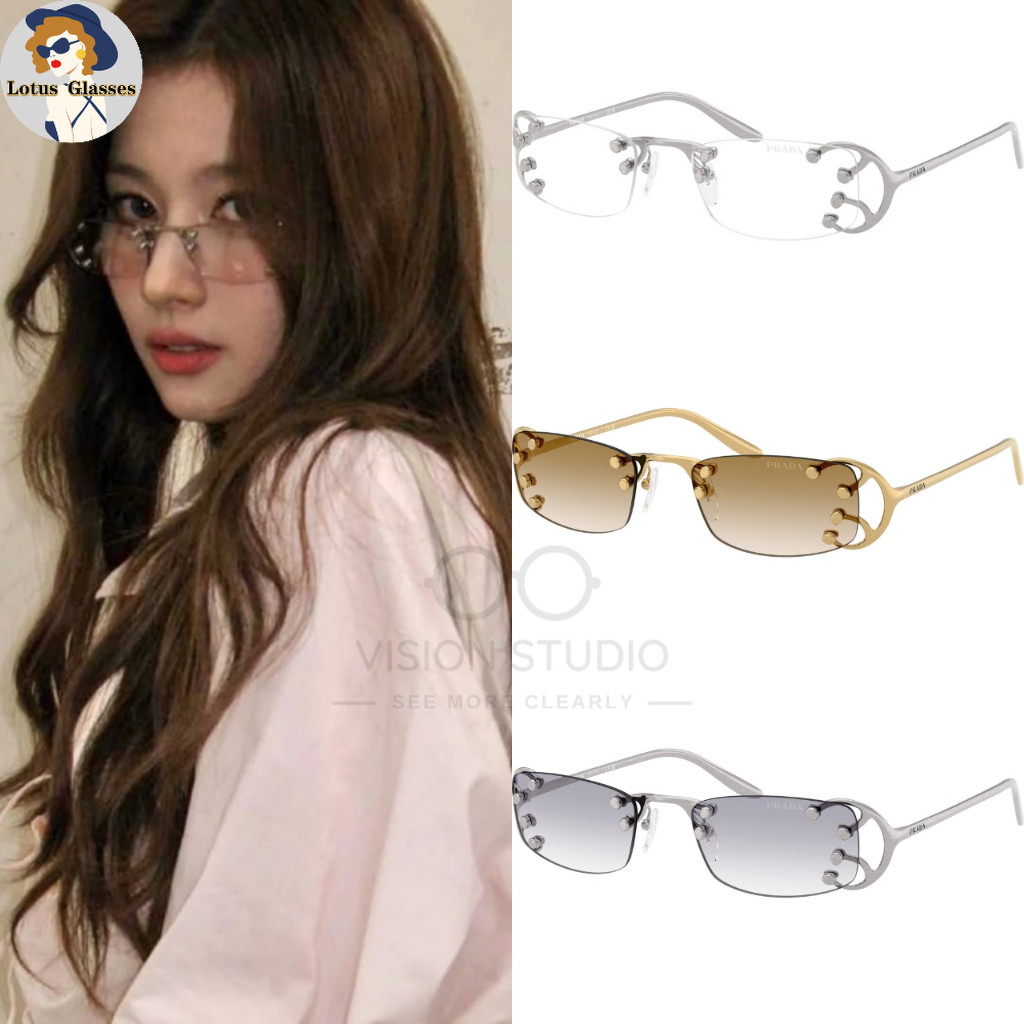 🍀แว่นกันแดด PRADA รุ่น PRC57S ของแท้ 100% รับประกันศูนย์ไทย