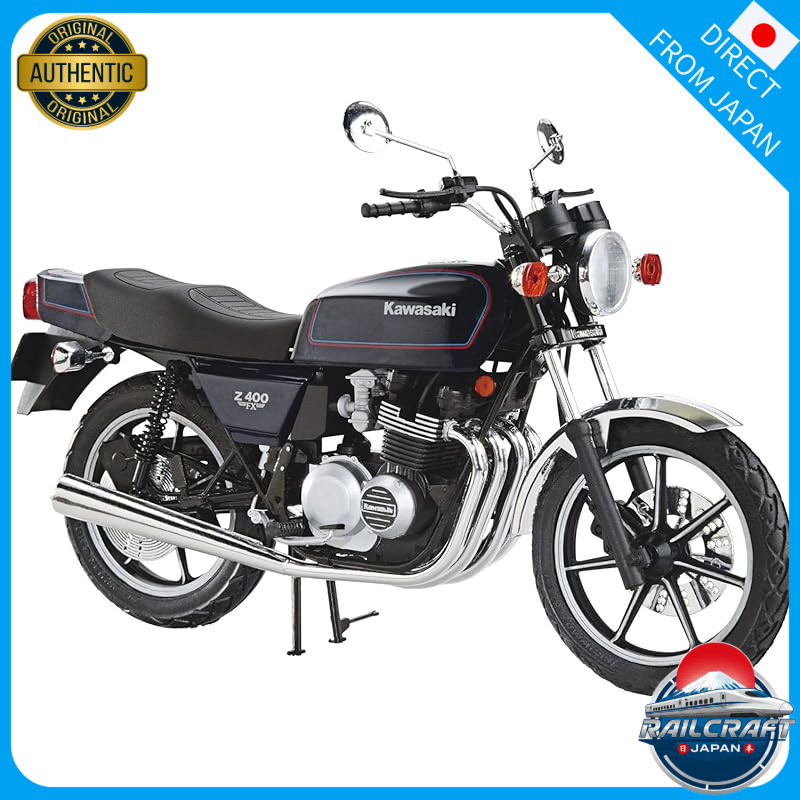 Aoshima 1/12 The Bike Series No.34 Kawasaki KZ400E Z400FX 1979 plastic model.