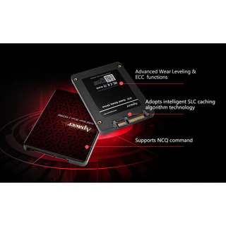 APACER AS350X SSD 2.5" SATAIII 256GB/512GB (560/540MB/s) เอสเอสดี