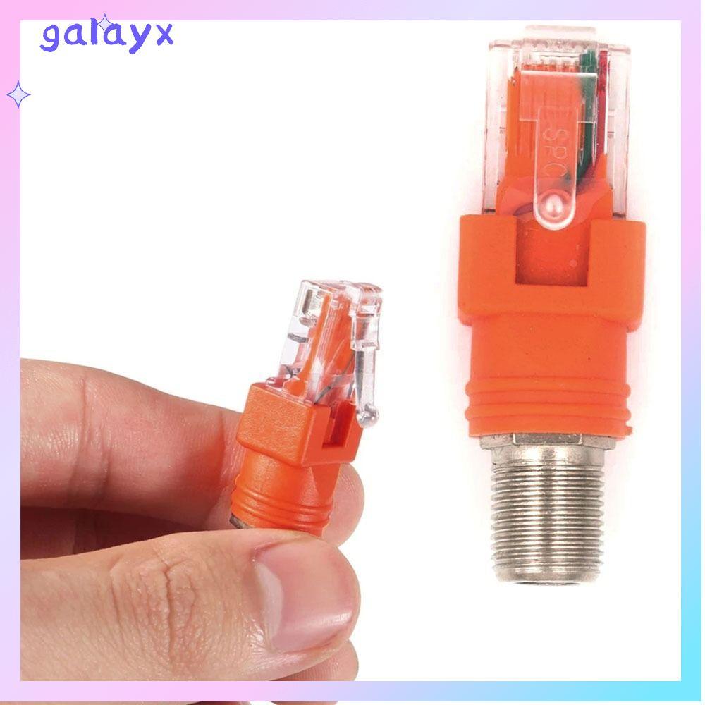 GALAYX RJ45 ถึง RF Connector, RJ45 ถึง RF หญิงซ็อกเก็ต Coupler ขั้วต่อสายไฟ BNC F-Type Connector, อะ