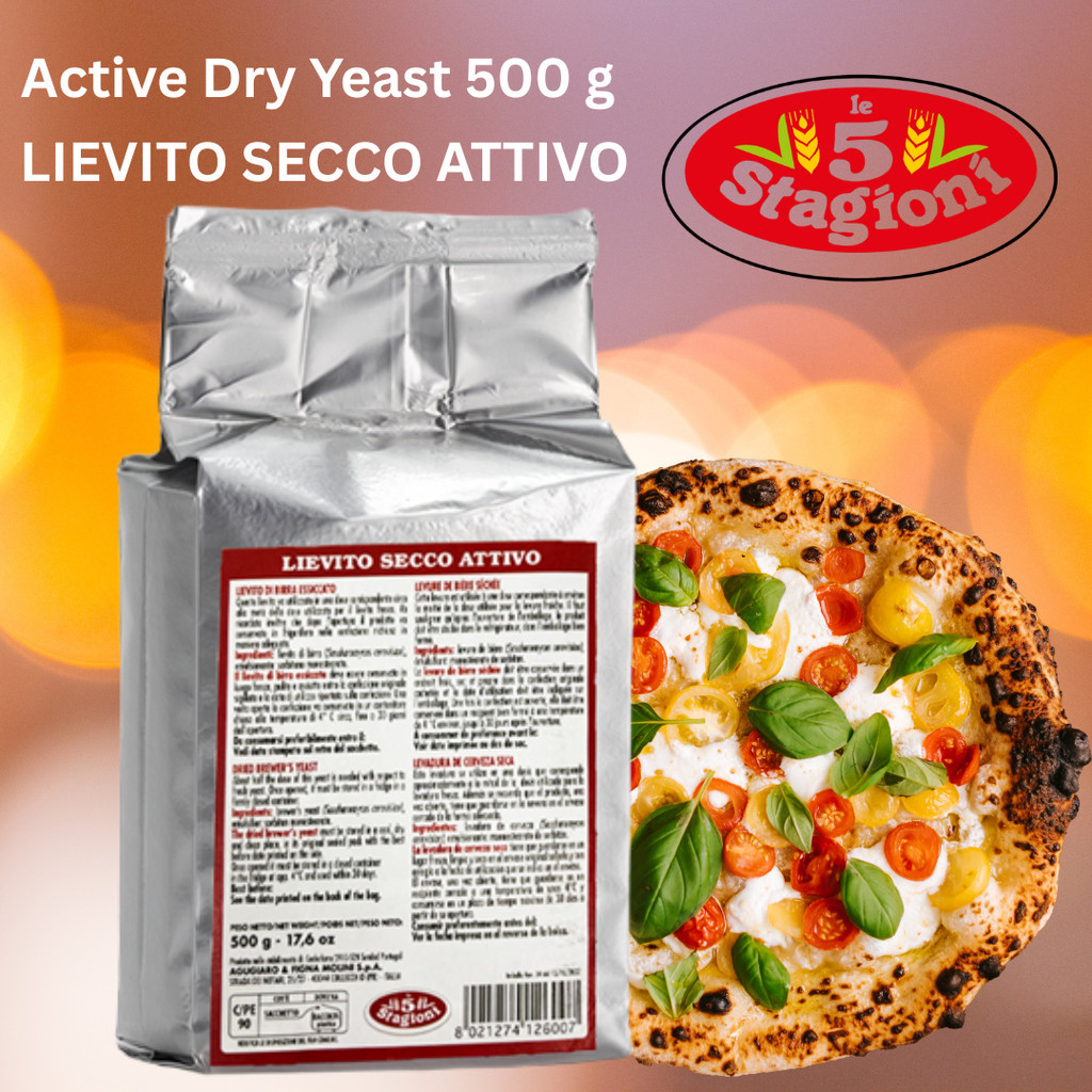 ยีสต์ Le 5 Stagioni Lievito Secco Attivo ขนาด 500 g เหมาะกับพิซซ่าทุกประเภท