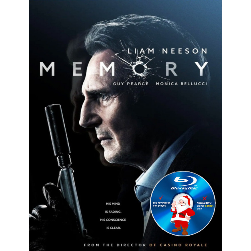 หน่วยความจํา E-BLURAY 2022 . แอ็คชั่น/โทรล Liam Neeson ENGLISH MOVIE