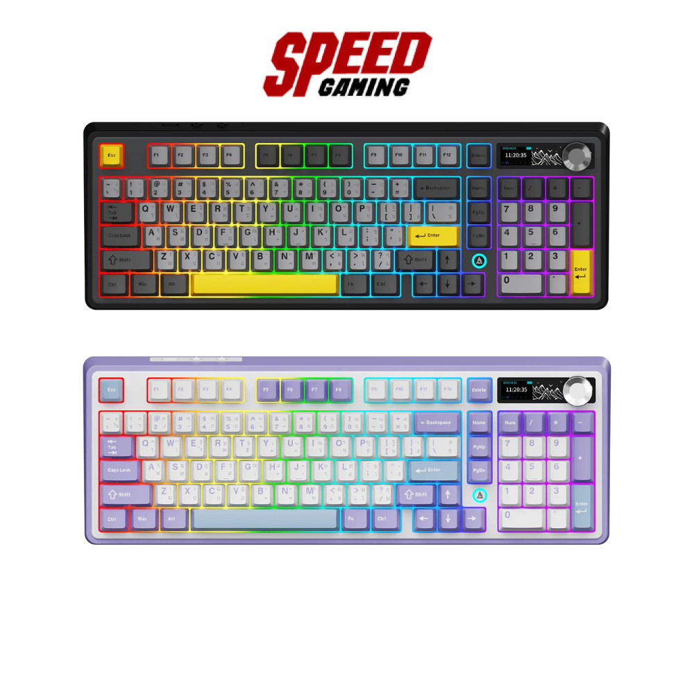 AJAZZ AK980 V2 | Tri-Mod Gasket Mechanical MailaSwitch (Starry Night / Mountain Mist) | By Speed Gam