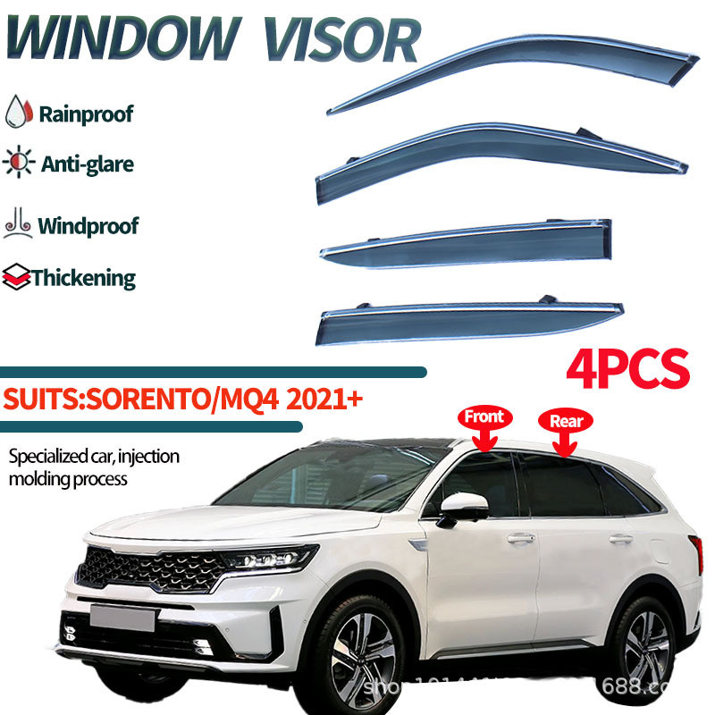ใช้ได้กับ Kia Sorento ที่กันฝนหน้าต่าง KIA SORENTO 2021+ ที่บังแดดหน้าต่าง