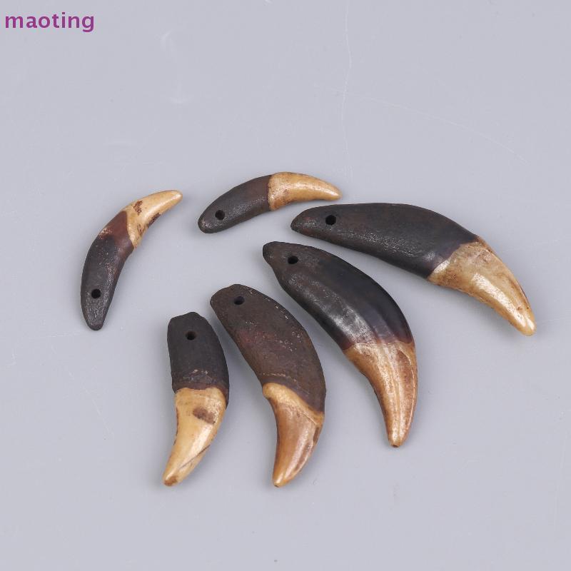 จี้ Fangs Necklace พร้อมอุปกรณ์ทำแอมเบลต์ DIY Peace Amulet