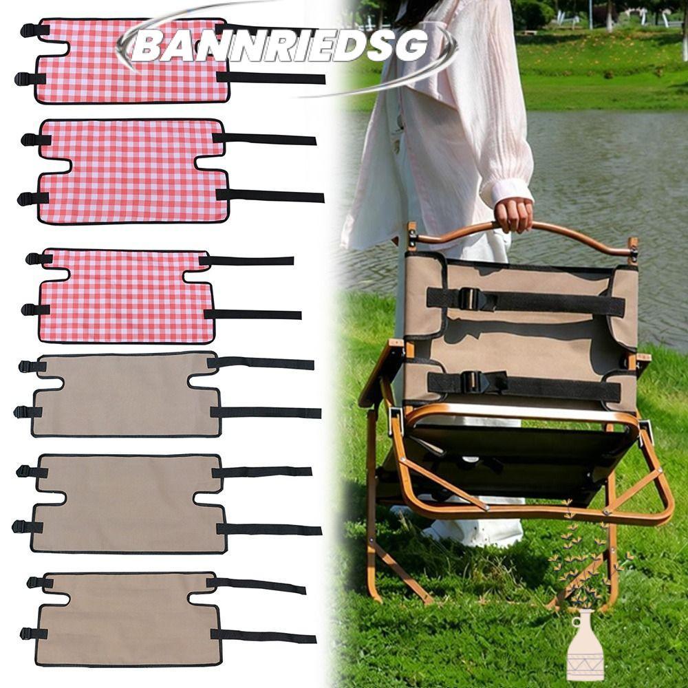 BANNRIEDSG989YR ผ้าคลุมเก้าอี้แคมป์ปิ้ง,เก้าอี้พับหนากันลื่นเปลี่ยนผ้า,พื้นผิวเก้าอี้ระบายอากาศผ้าทน