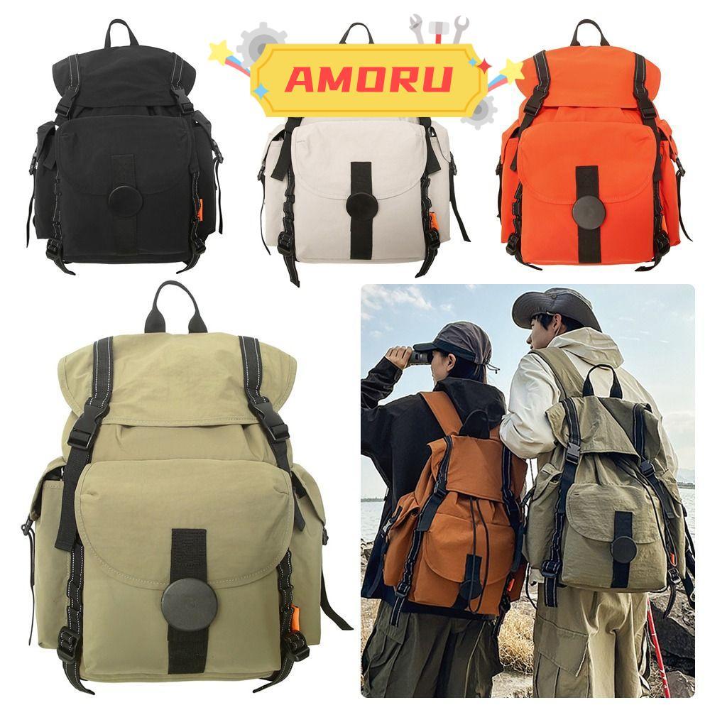AMOR12U7 เป้สะพายหลังเดินป่า น้ำหนักเบาทรงกายน้ํา กันน้ำ สำหรับกีฬาและOutdoor ความจุขนาดใหญ่