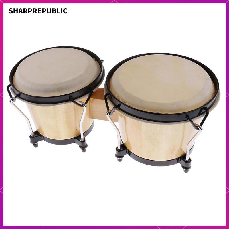 [Sharprepublic] Professional African Djembe Hand Bongo Drum Percussion Music Instrument ของขวัญสําหร