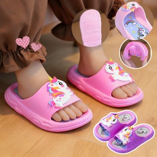 รองเท้าแตะเด็ก ลายการ์ตูนน่ารัก กันลื่น สำหรับใช้ในห้องน้ำ