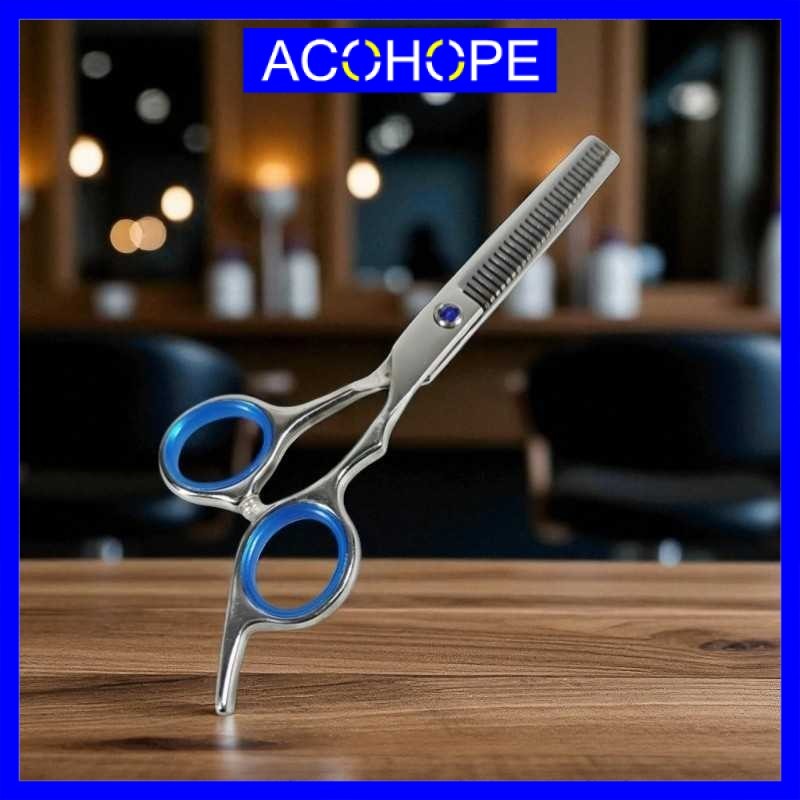 Ahope กรรไกรตัดขนตรง Saak Oil Quenching Stainless Steel 4Cr13 - YC6