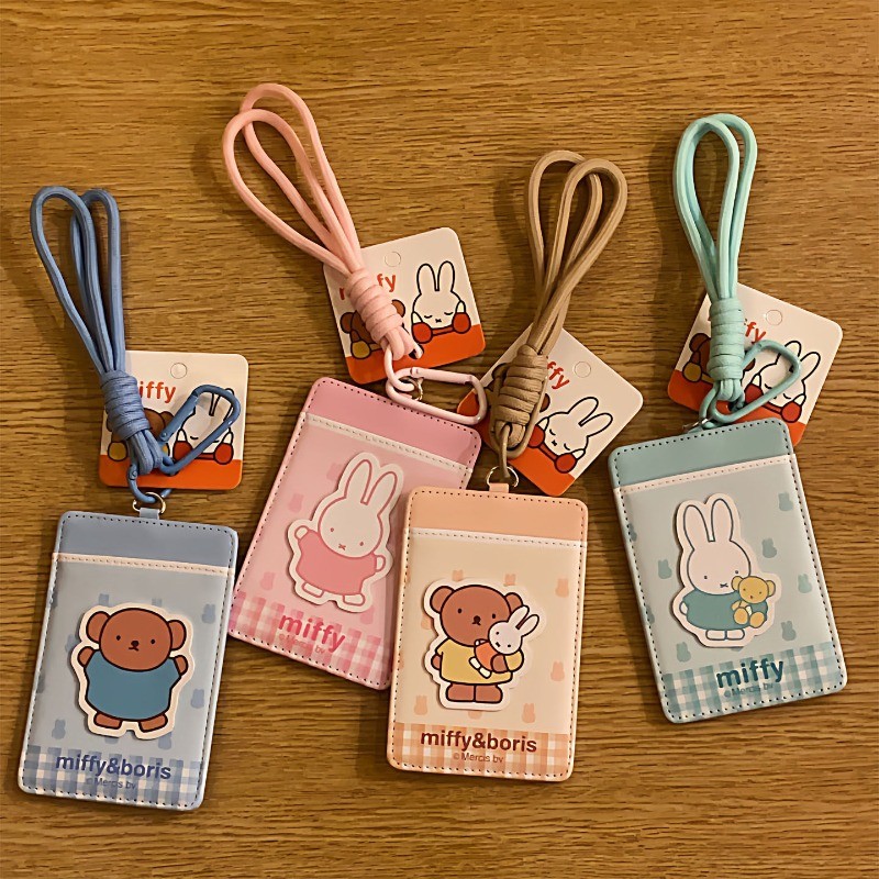 Rabbit Card Holder Access Control Card Protective Case Bag Ornament Gift