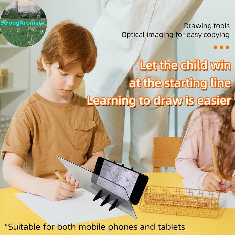 StrongAromatic Optical Clear Drawing Board, Portable Optical Tracing Board Image Draw Board Tracing 