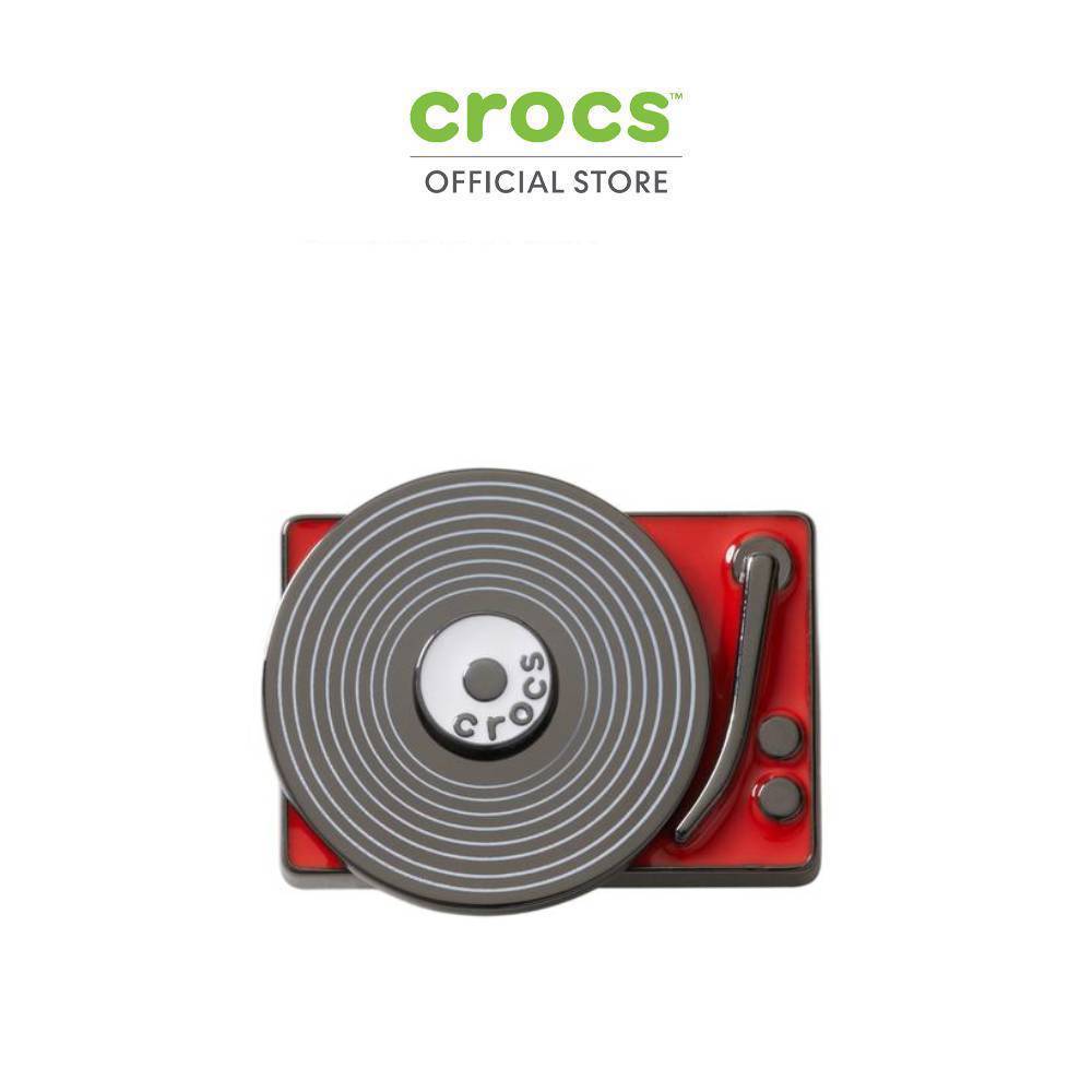CROCS ตัวติดรองเท้า JIBBITZ™ SPINNING RECORD PLAYER