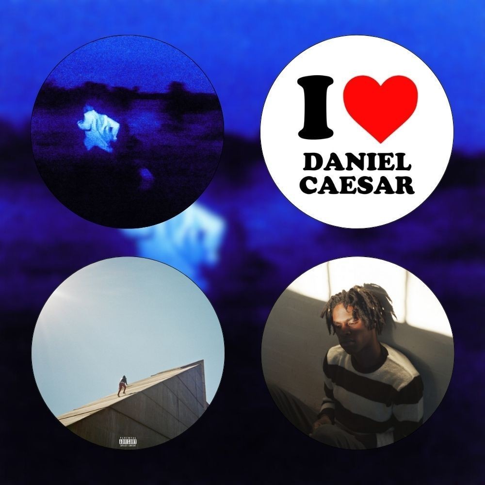Daniel Caesar Bundle เข็มกลัดปุ่มกันน้ําเคลือบเงา
