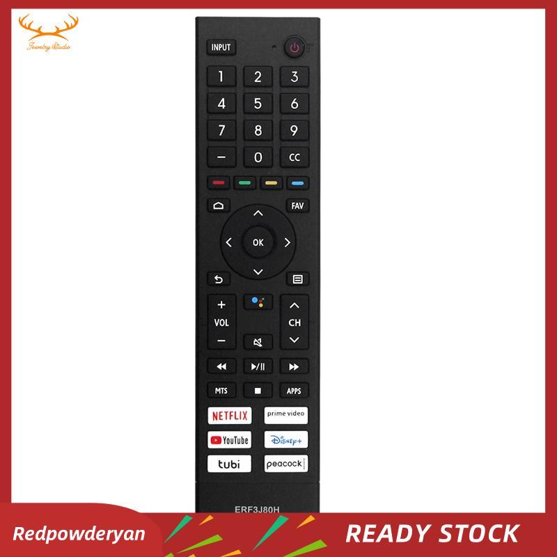 [Redpowderyan] 1 ชิ้นเปลี่ยน ERF3J80H Universal Remote Replacement อุปกรณ์เสริมสําหรับ 4K UHD Androi
