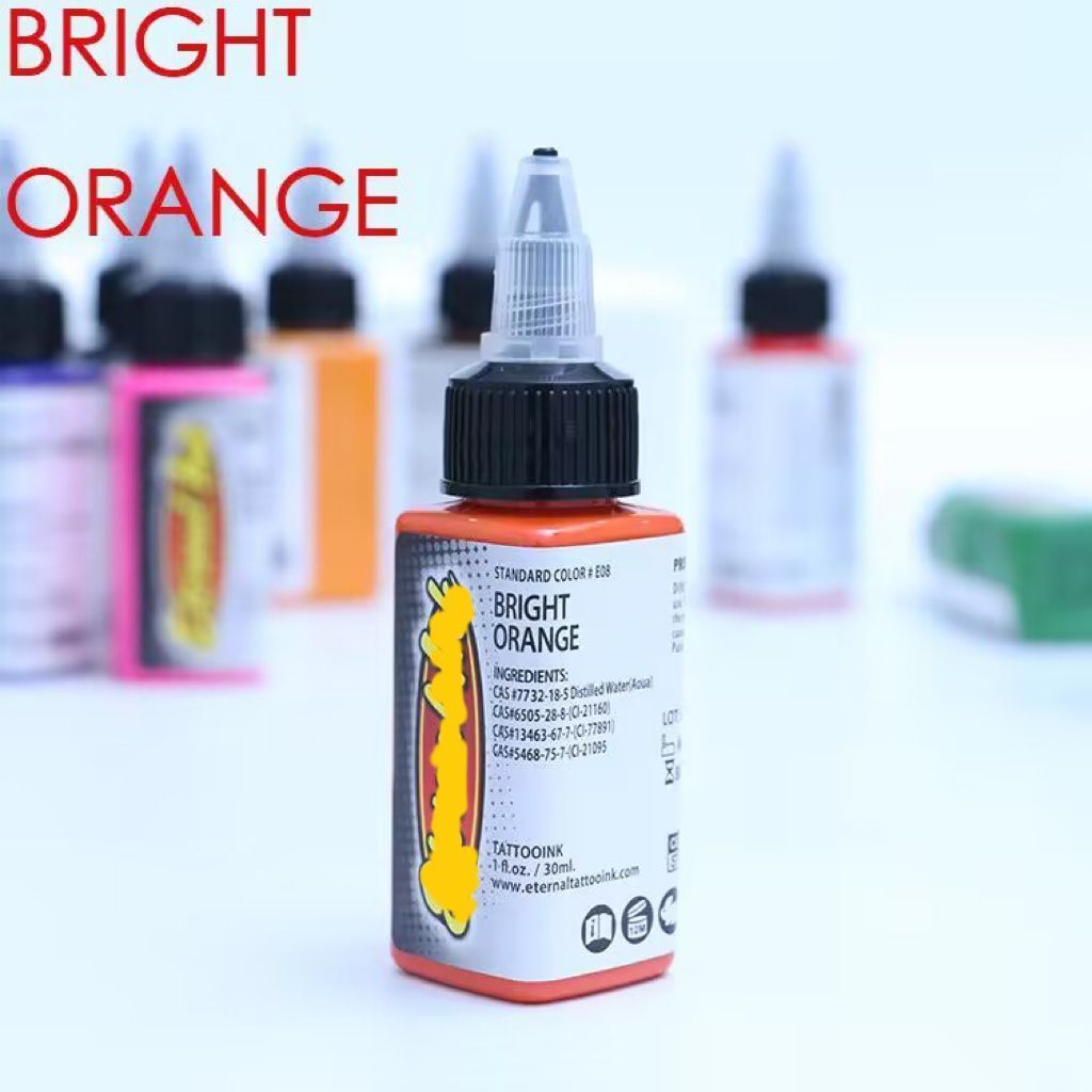 ขวดสี่เหลี่ยม Eterno Tattoo Pigment Tattoo Pigment Tattoo Ink Tattoo Practice Pigment Ink 1oz26.3.7