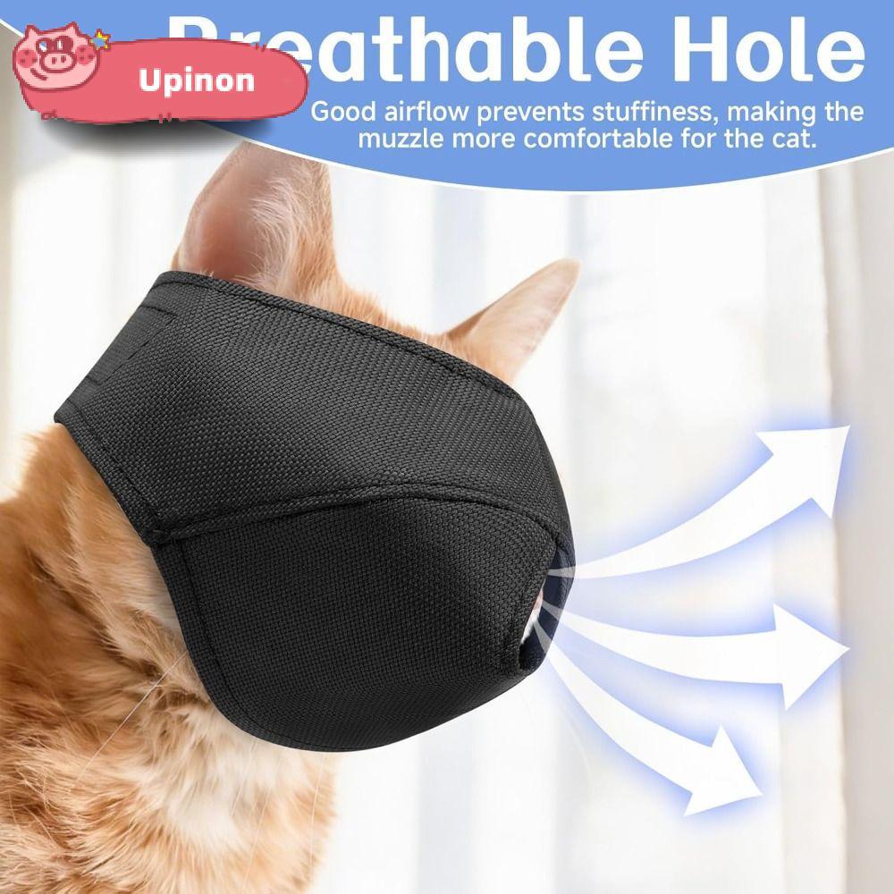 UPINON Cat Calming Muzzle, Shading Universal Cat Grooming