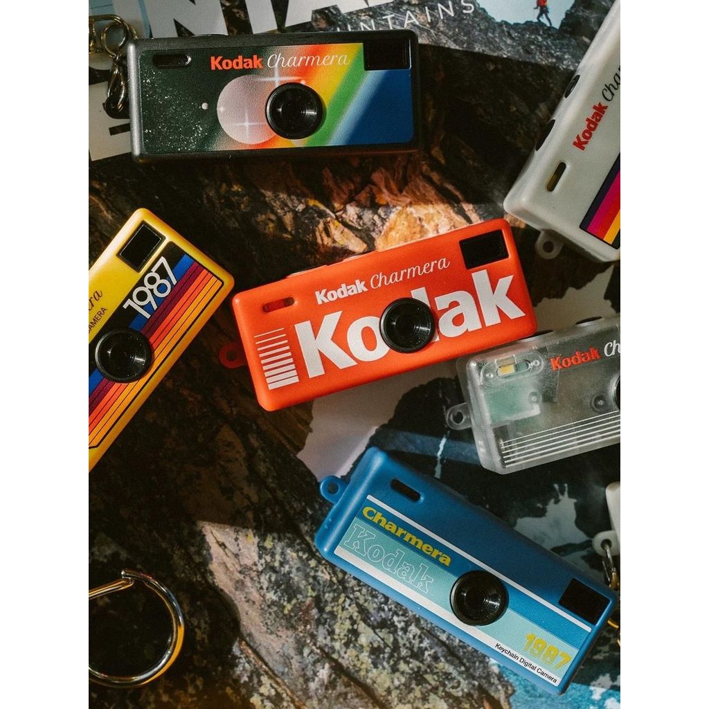 Kodak/Kodak Charmera พวงกุญแจ 1987mini กล้องดิจิตอล Mystery Box กล้อง ccd กล่องของขวัญพร้อมสต็อก