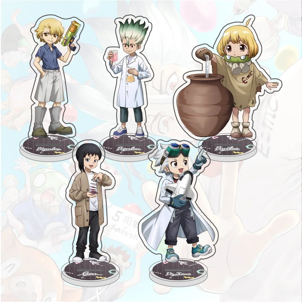ดร. อะนิเมะรุ่น Standee Stone Ishigami Senkuu โต๊ะเรียนตกแต่ง Mica อะคริลิคพัดลมของขวัญ Dr Stone Gen Suika พวงกุญแจ ราคา ถูกที่สุด ดีลบีเคเค