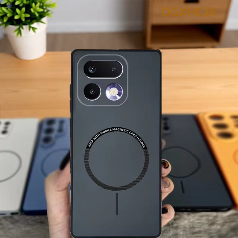 Matte Magnetic Casing สําหรับ Realme 16 15 14 Pro Plus 15T 15X 14X 14T กรณีผสมสี Slim Hard Protection เคสโทรศัพท์ฝาหลัง A13