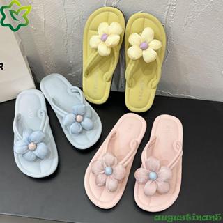 รองเท้าแตะชายหาด AUGUSTINAN แบบดอกไม้หวาน กันลื่น ลดกลิ่น พร…