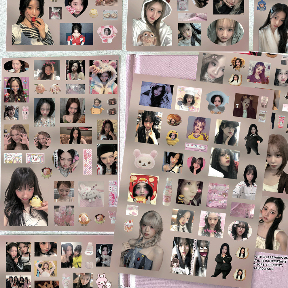 8PCS BABYMONSTER AHYEON RUKA ASA ตกแต่งสติกเกอร์กันน้ํา