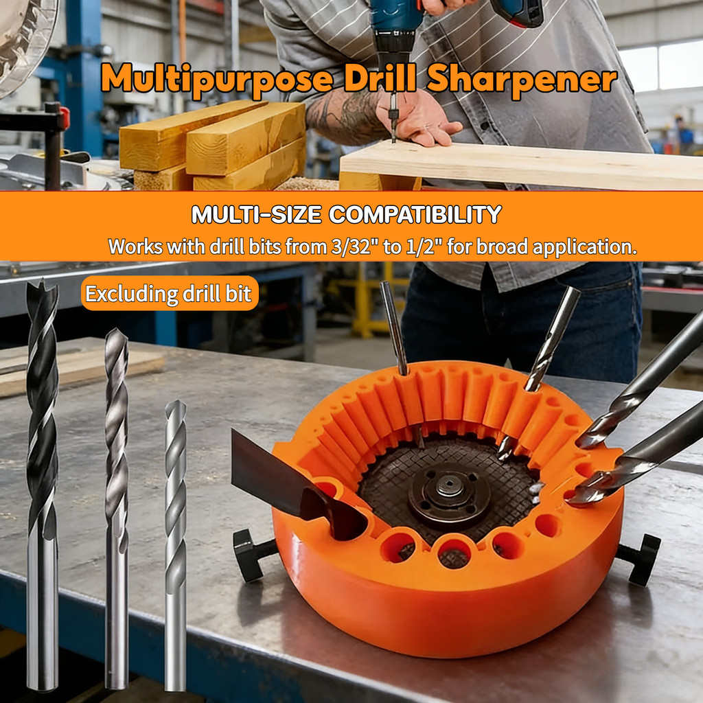 Multipurpose Drill Sharpener เครื่องเหลาดอกสว่าน แบบใช้มือถือ สำหรับบด 2-13 มม. อุปกรณ์เสริมดอกสว่าน