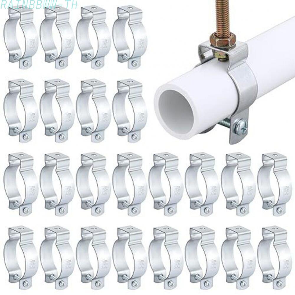 เหล็กชุบสังกะสี EMT Conduit ชุดแขวน 25 ชิ้นพร้อมสลักเกลียวสําหรับการติดตั้งสายไฟ