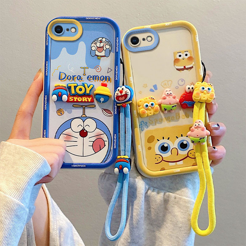 เคสIPhone 7 เคสIPhone 8 เคสIPhone Se 2020 เคสIPhone Se 2022 เคส 3Dรูปตุ๊กตาน่ารักนุ่มเคสโทรศัพท์TY-T