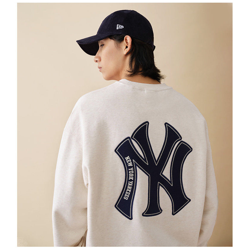 เสื้อสวมหัว MBL คลาสสิก สไตล์อเมริกัน สำหรับผู้ชายและผู้หญิง ทำจากผ้าฝ้ายพรีเมียมนุ่มสบาย คอปullover