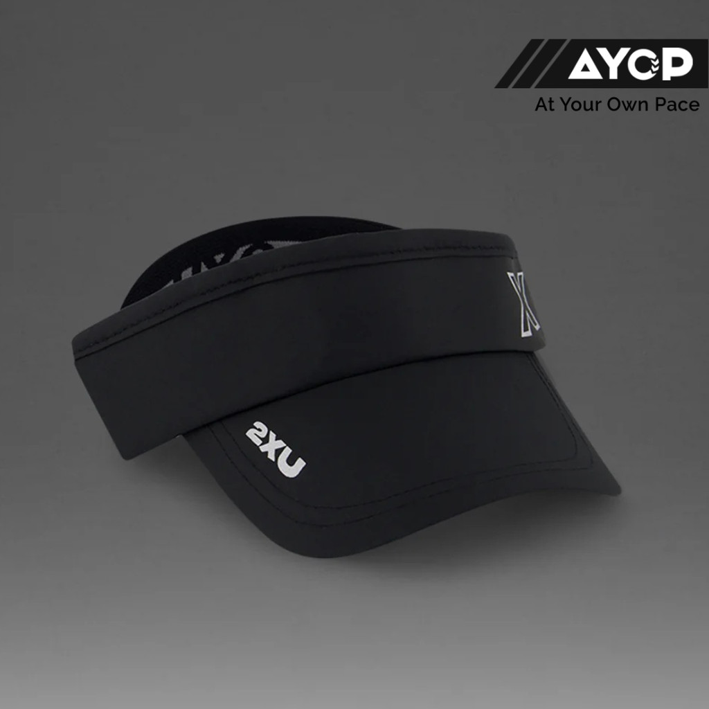 2XU Performance Visor Unisex - สีดําสีขาว