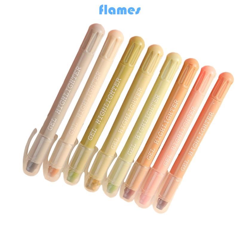 FL 8 ชิ้น Highlighters ชุด Highlighter Markers ความงาม Bible Highlighter เจล Highlighter ปากกา Bible