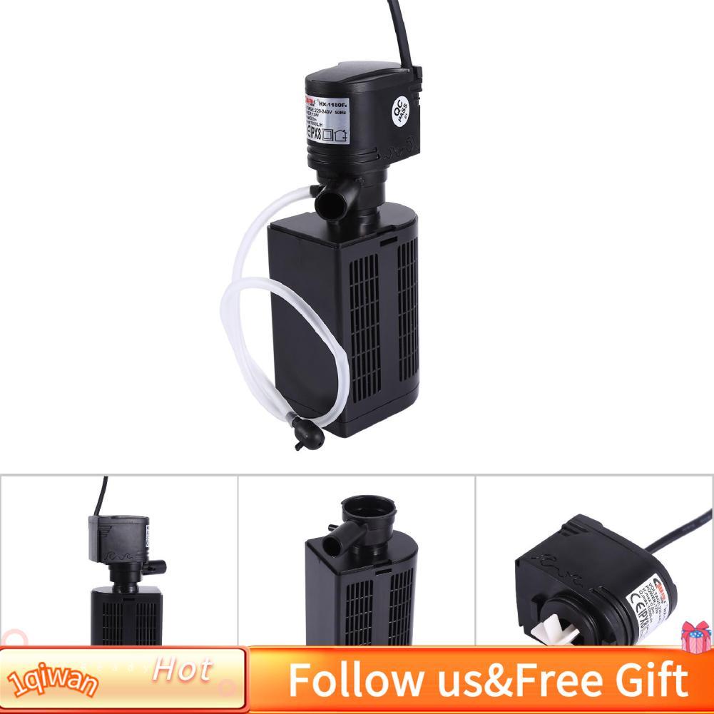 1qiwan-th ใหม่ 3 in 1 FishTank Aquarium Filter ปั๊มออกซิเจนเครื่องกรองน้ำคุณภาพเครื่องมือ 4 ประเภท