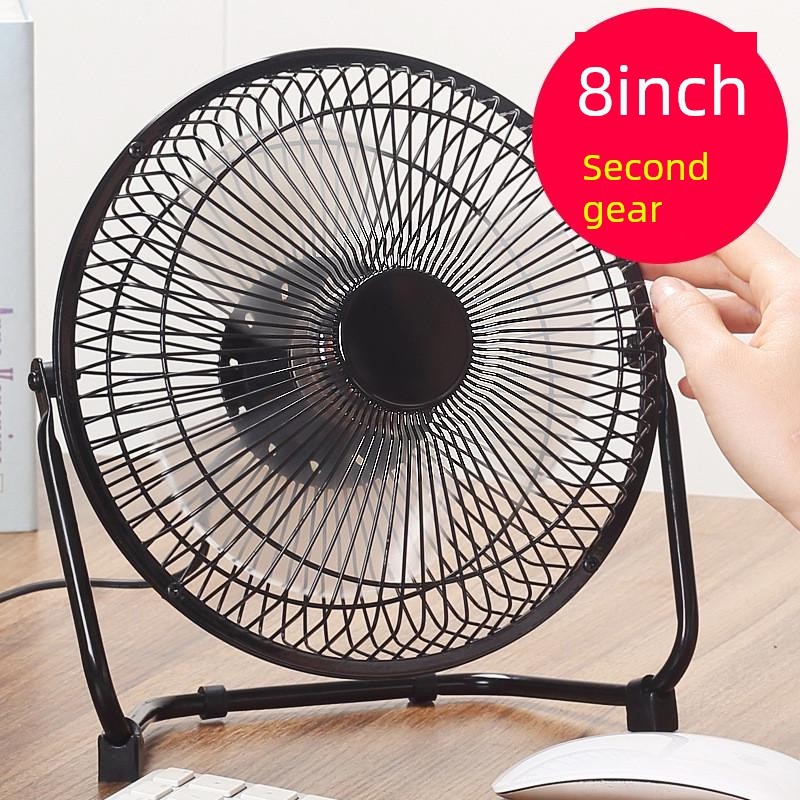 Xufeng Wrought Iron USB Mini Fan 5 68 นิ้ว Mini Fan Office Fan พัดลมตั้งโต๊ะตั้งโต๊ะ Fanmqi28.tw2026