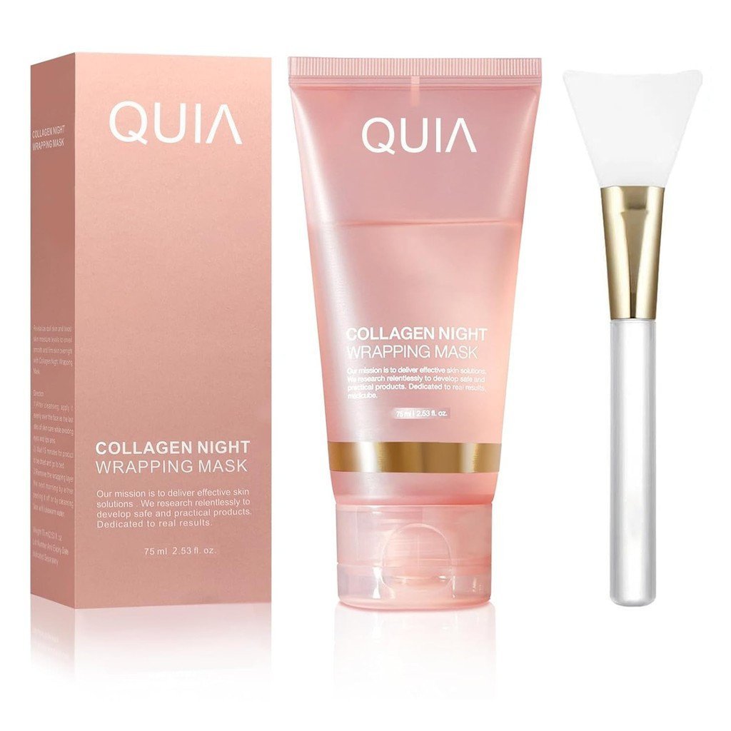 QUIA Korean Face Mask, Collagen Peel Off Mask, Face Peel Mask for Skin Care - มาส์กหน้าเกาหลี