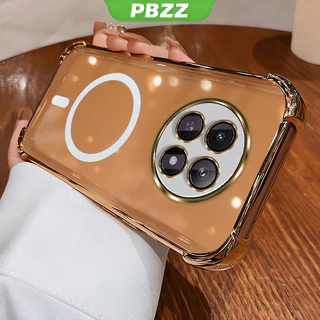 PBZZ เคสสําหรับRealme 11 14 12 13 pro 5G Realme 12 14 13 PLUS + 5G 13 11 14 12 5Gเคสโทรศัพท์Softcaseกันกระแทกดีไซน์ใหม่ความงามใสด้วยแม่เหล็กไร้สายSJBSWX11