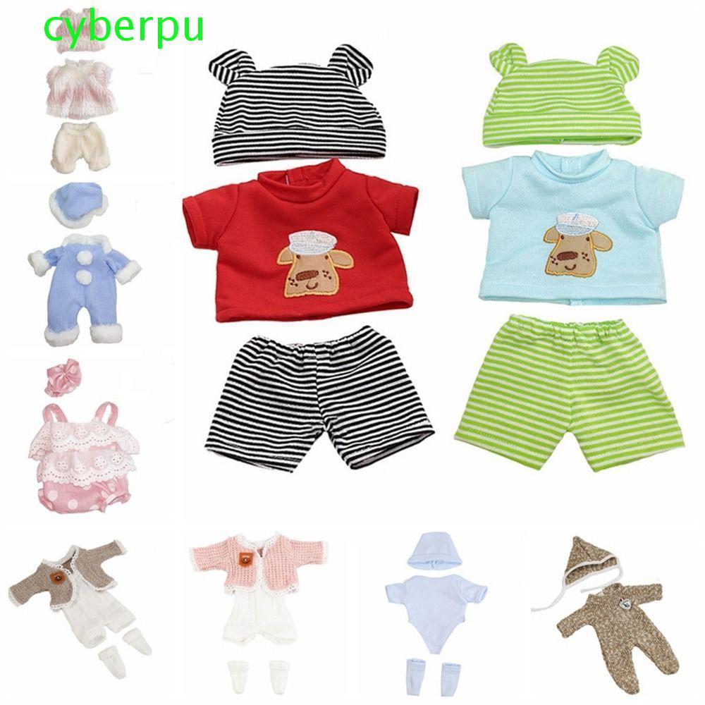 CYBERPULLSE 30cm Doll Dress, Jumpsuit Skirt Sweater Doll Clothes, Doll Accessories Casual Suit Cute 