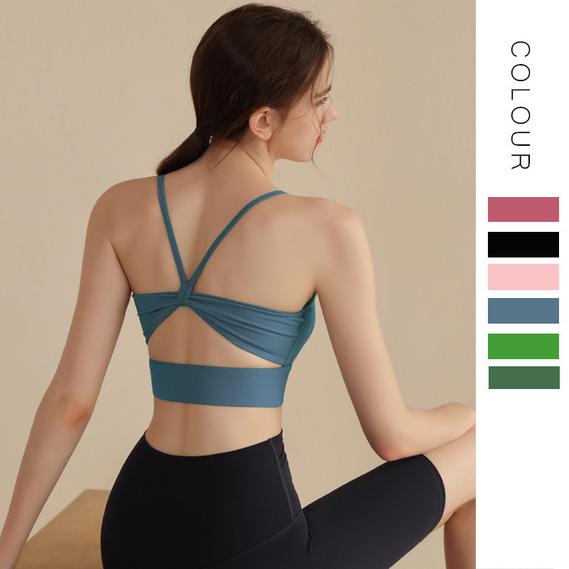sport bar ผู้หญิง sport bra ชุดชั้นในสำหรับวิ่งและโยคะ กางเกงออกกำลังกาย