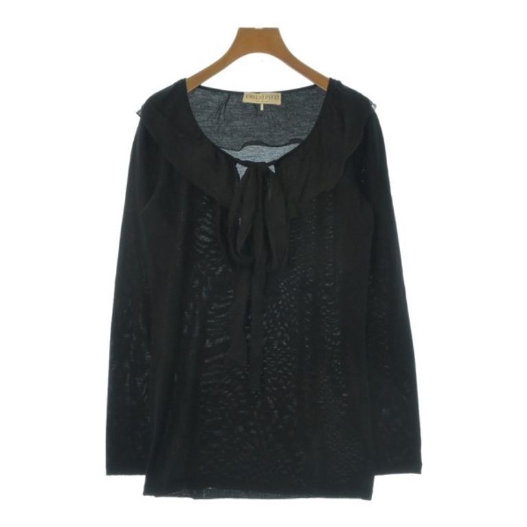 Emilio Pucci Sweater Knit Women black Direct from Japan Secondhand
