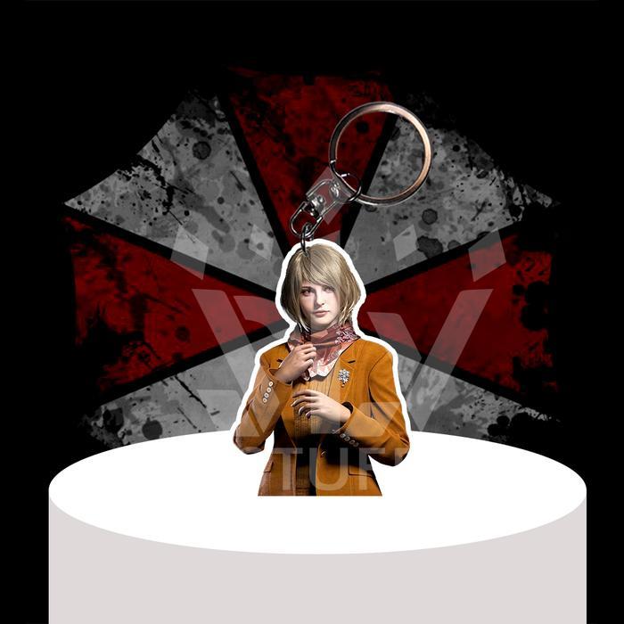 Gantungan Kunci / Gantungan HP Resident Evil - Ashley Graham - Ganci Akrilk - พวงกุญแจ - Ashley 1, G