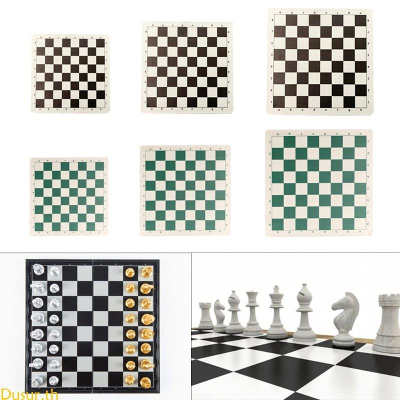 Dusur PU Chess Board Roll-up Tournament Chess Mat Slip กระดานหมากรุกแบบนุ่ม