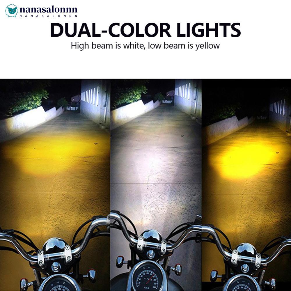NANASALONNN Universal 2/3/4/5/6 LED รถจักรยานยนต์เสริม Light Flood Spot Beam สําหรับ Off-Road Street