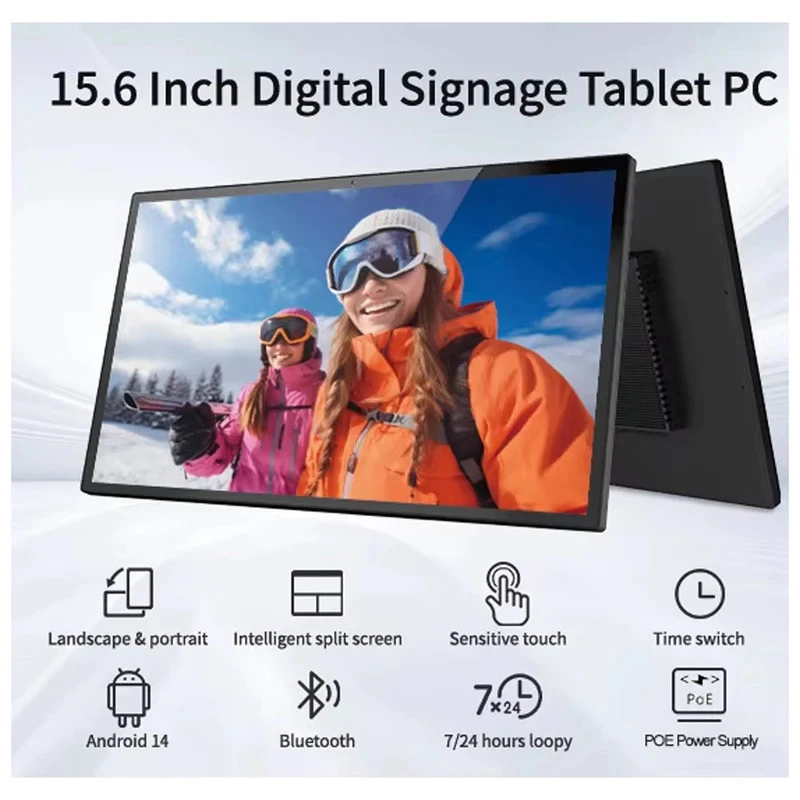 Smart Home Android 14 Tablet 15.6 นิ้ว 8-core IPS POE thumbnail 7