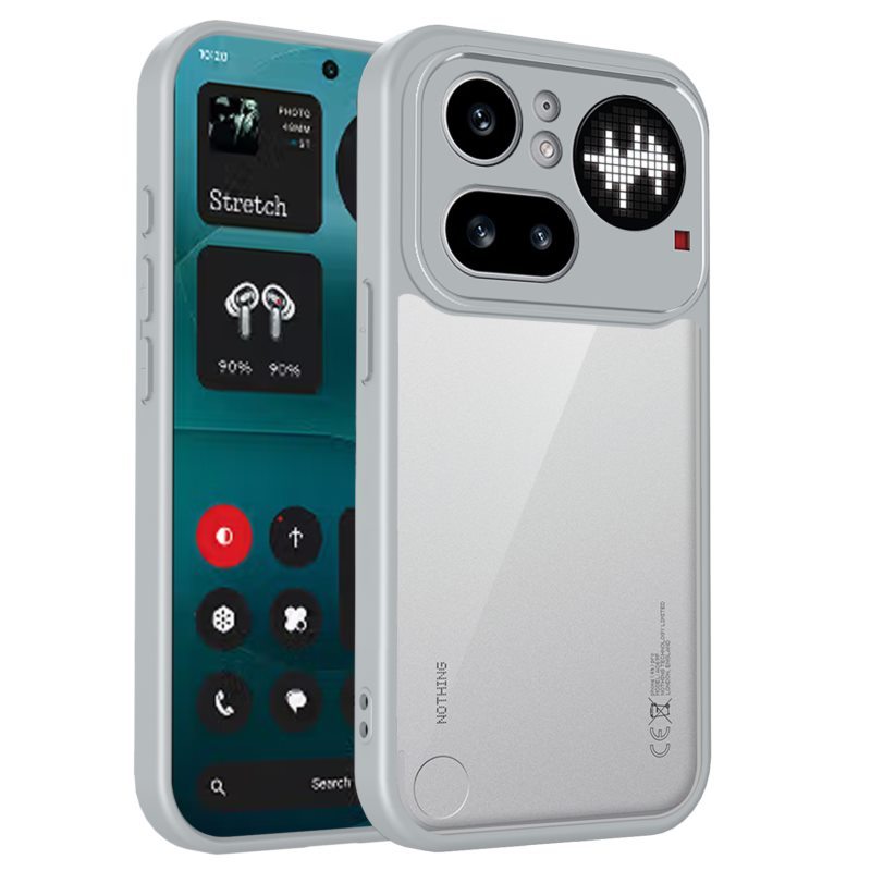 สําหรับ Nothing Phone 4A Pro, เคสโทรศัพท์ฝ้าโปร่งใสคลาสสิก, ฝาครอบป้องกันการตกกระแทกแบบแข็งคุณภาพสูง