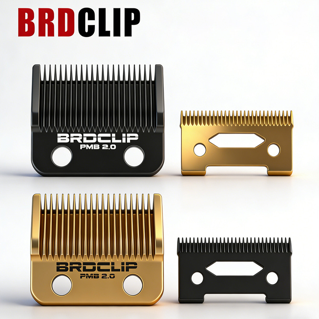 BRDCLIP ใบมีดทดแทน 808A Professional Hair Clipper Powder Metallugry Steel Moving Blades เซรามิค Moving Blades