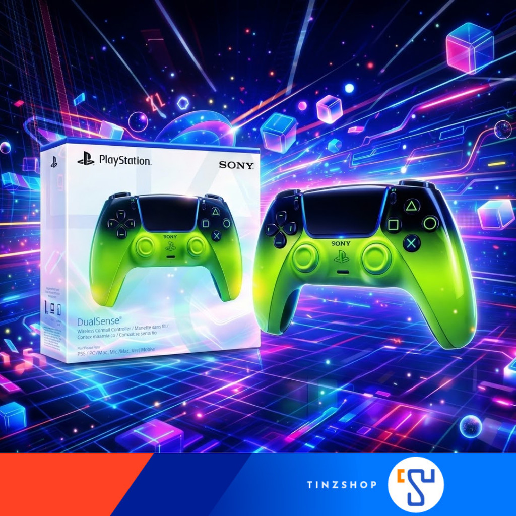 PlayStation 5 PS5 DualSense Wireless Controller Remix Green - Joy PS5 HYPERPOP จอย PS5 สีเขียว รีมิก