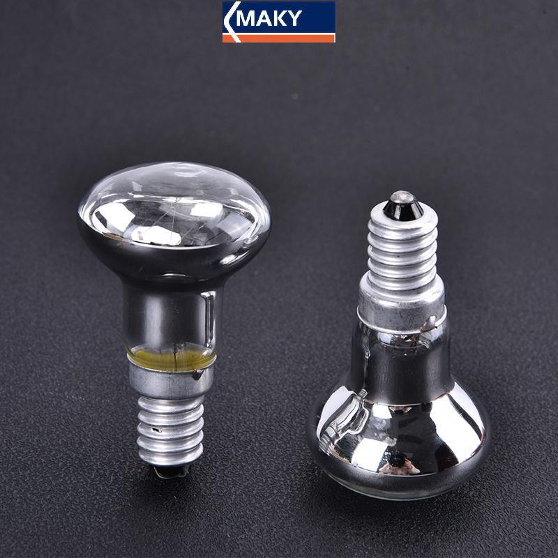 MAKY เปลี่ยนโคมไฟลาวา E14 R39 30W Spotlight สกรูในหลอดไฟ Spot Light TH