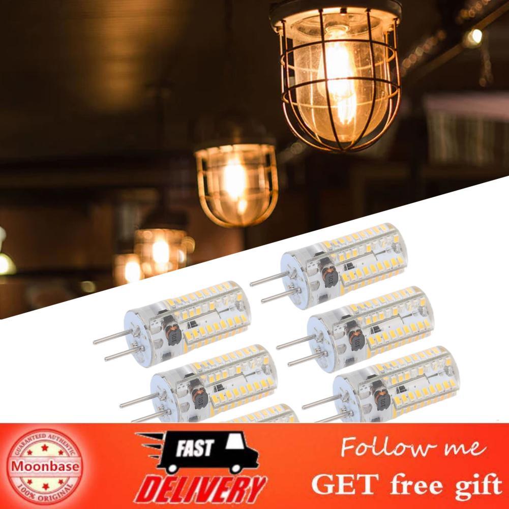 Moonbase GY6.35 หลอดไฟ LED วอร์มไวท์ 2700 - 3000K AC12V กระจายความร้อนได้ดีสำหรับออฟฟิศ (วอร์มไวท์)